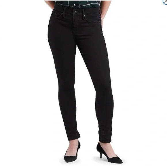 Like New Levi’s 311 Shaping Skinny Jeans - Size 28 - Soft Black - Picture 4 of 4